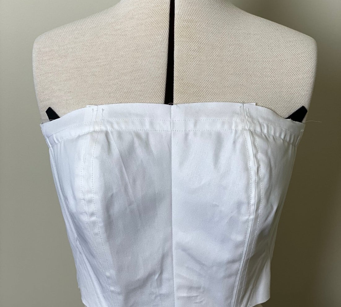 The support layer that could just hold your strapless dress in place! - Sewing Gem