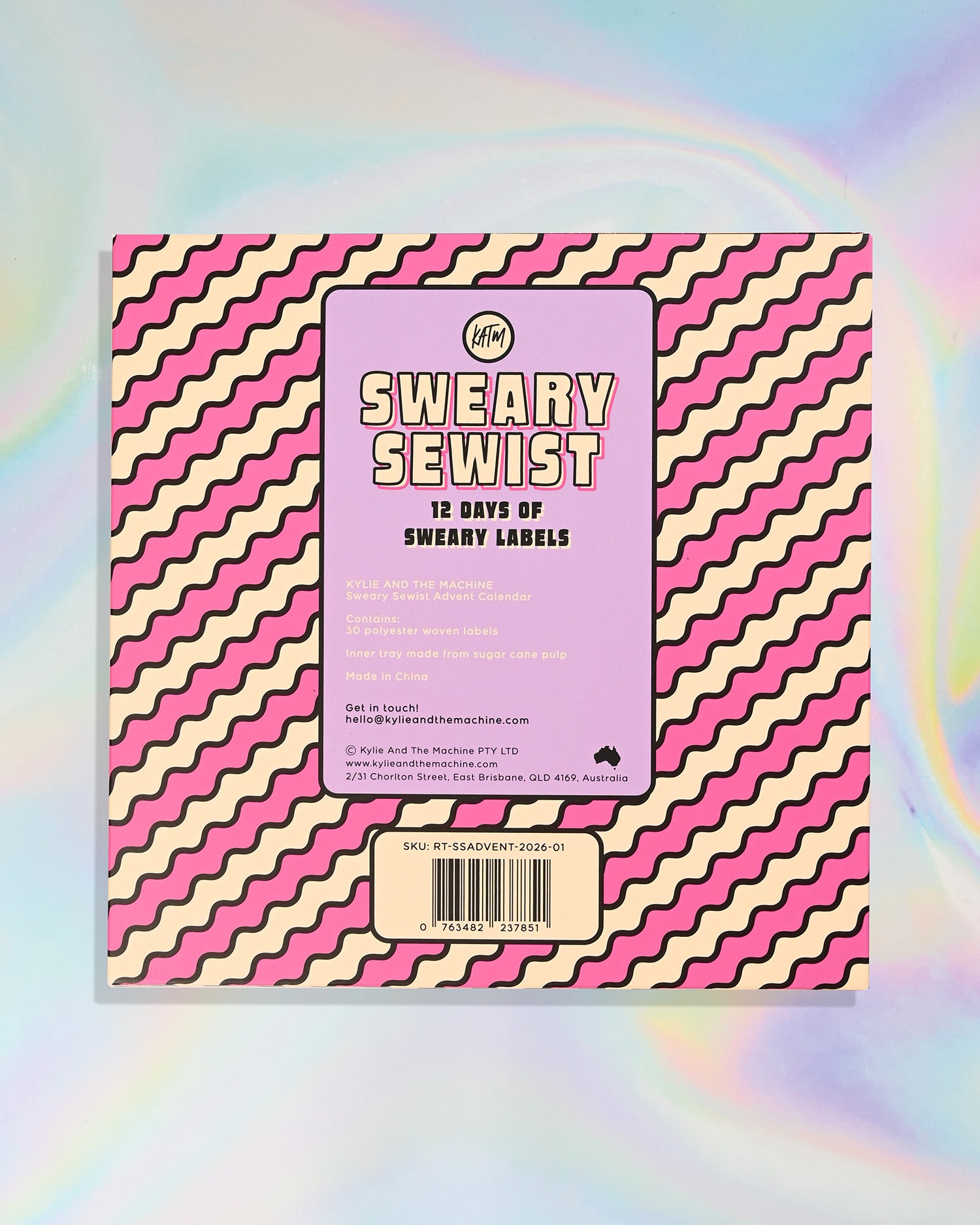 Kylie and the Machine - 2026 Sweary Sewist Label Advent Calendar (12 Windows)