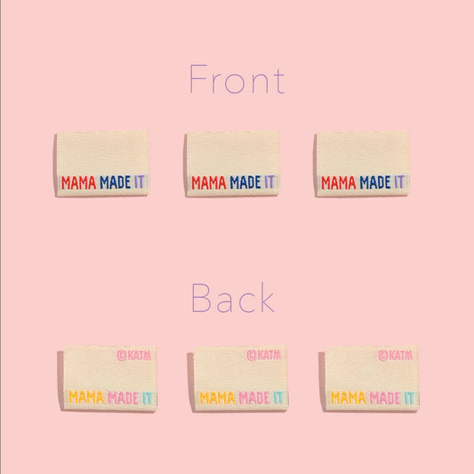 Kylie and the Machine - Woven Labels - "My Mama Made It"