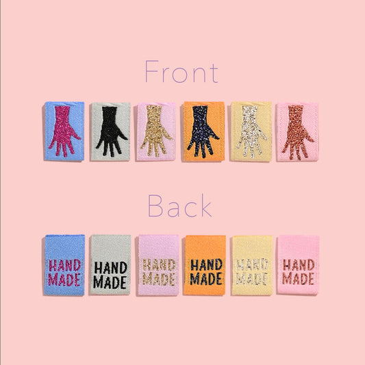 Kylie and the Machine - Woven Labels - Metallic Mini Hands