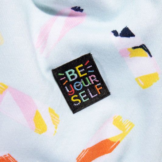 Kylie and the Machine - Woven labels - "Be Yourself" by KATM x Brook Gossen