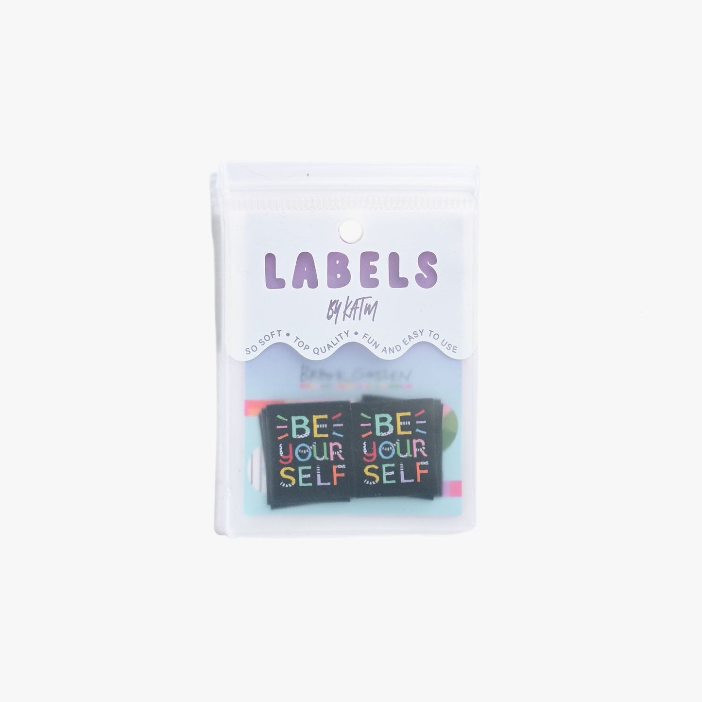 Kylie and the Machine - Woven labels - "Be Yourself" by KATM x Brook Gossen