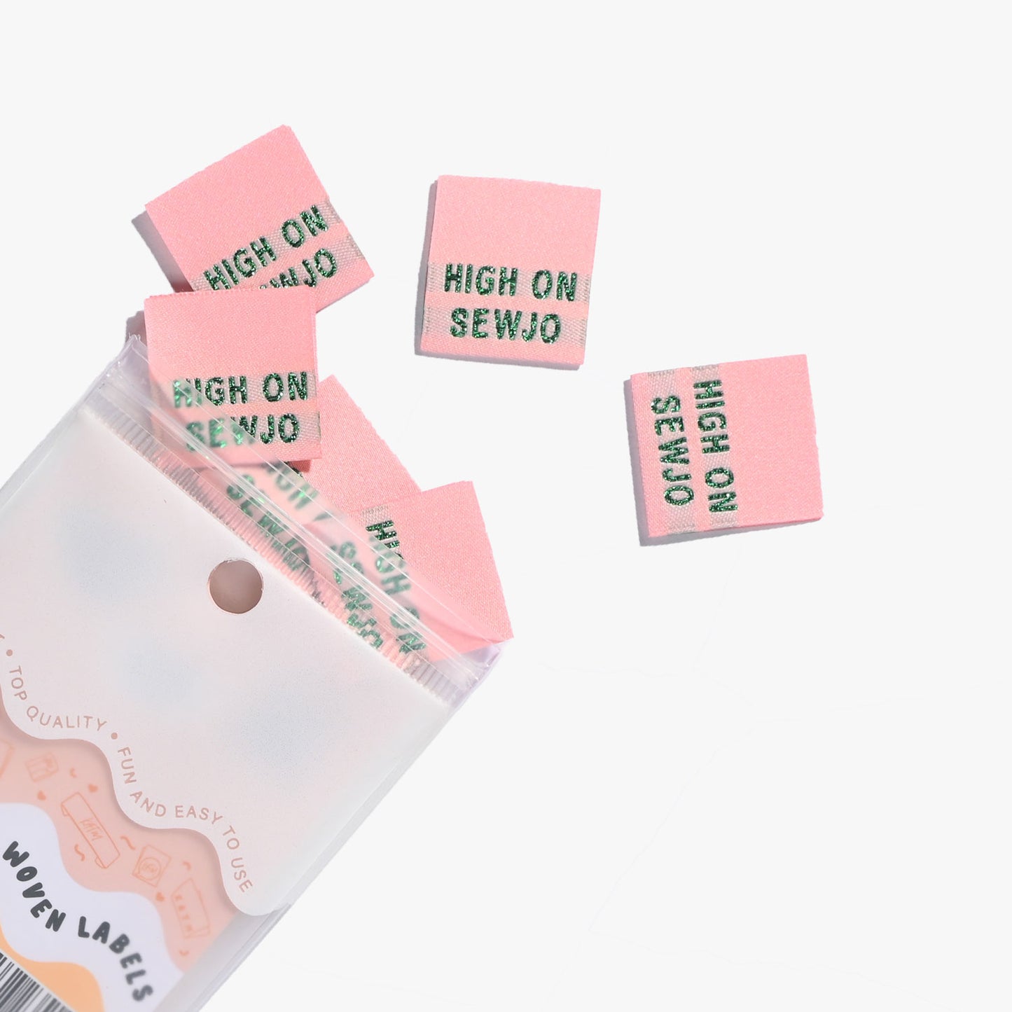 Kylie and the Machine - Woven labels - "High on Sew-Jo"