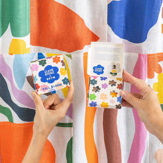 Kylie and the Machine - Woven Labels - FULL BLOOM Claire Ritchie x KATM