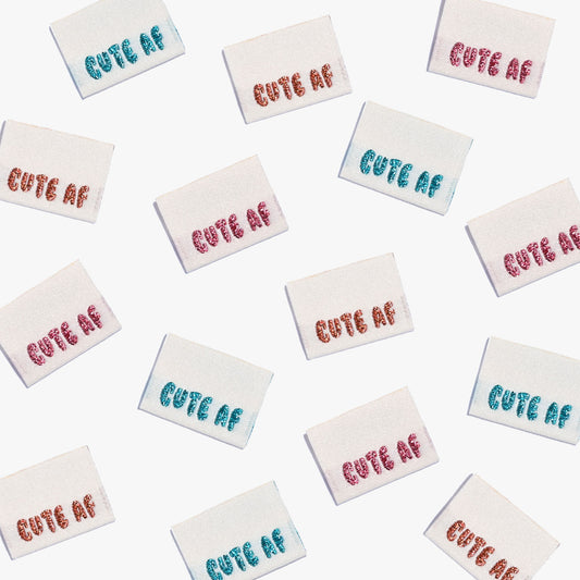 Kylie and the Machine - Woven Labels - "Cute AF"