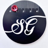 Sewing Gem - 2 Hole, Dark Red Wooden Buttons - Multiple Sizes