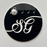 Sewing Gem - Bright Pearl Round Plastic Buttons (with shank) - 2 sizes