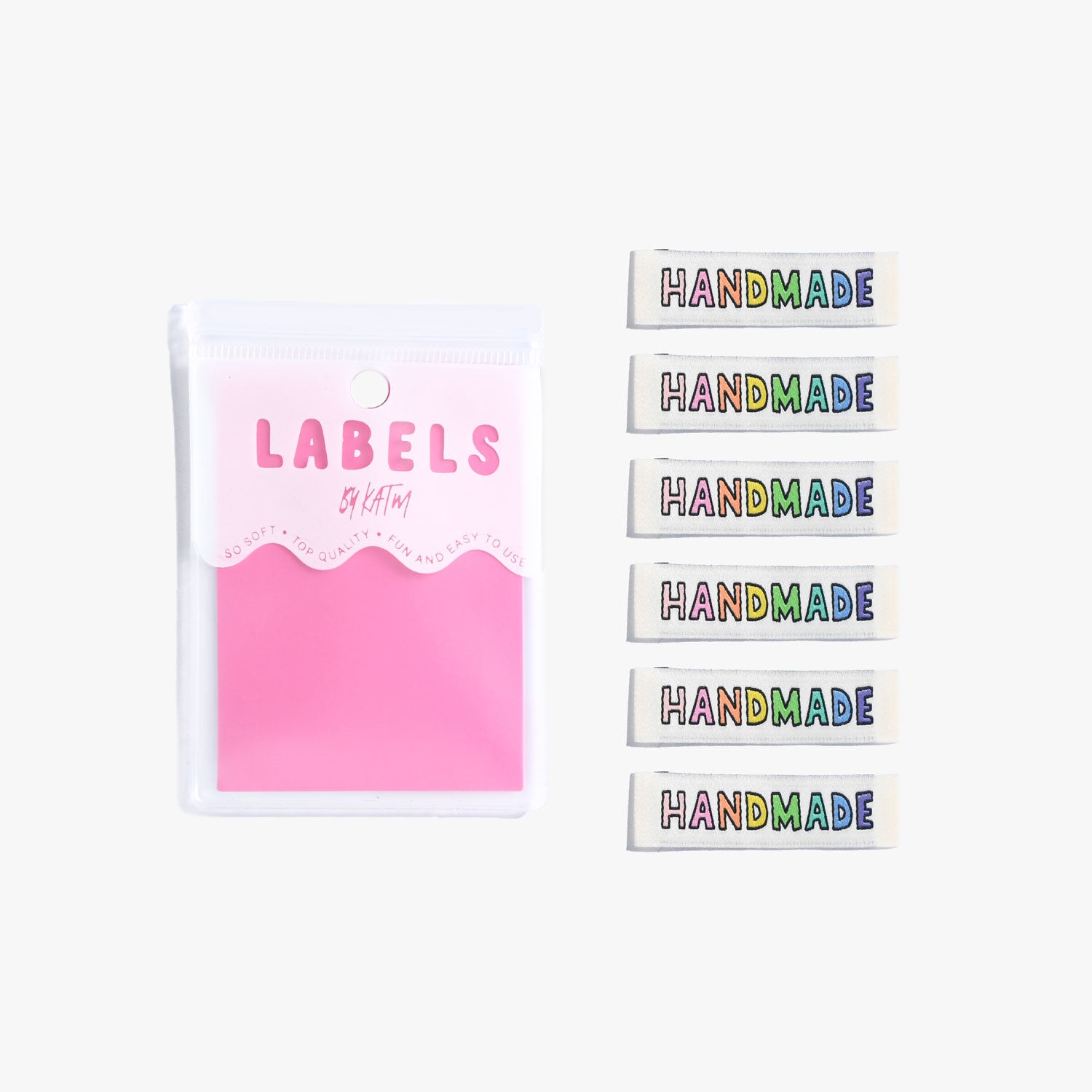 Kylie and the Machine - Woven Labels - "Handmade Rainbow"