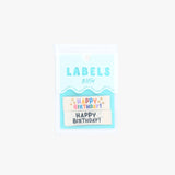 Kylie and the Machine - Woven Labels - "Happy Birthday"