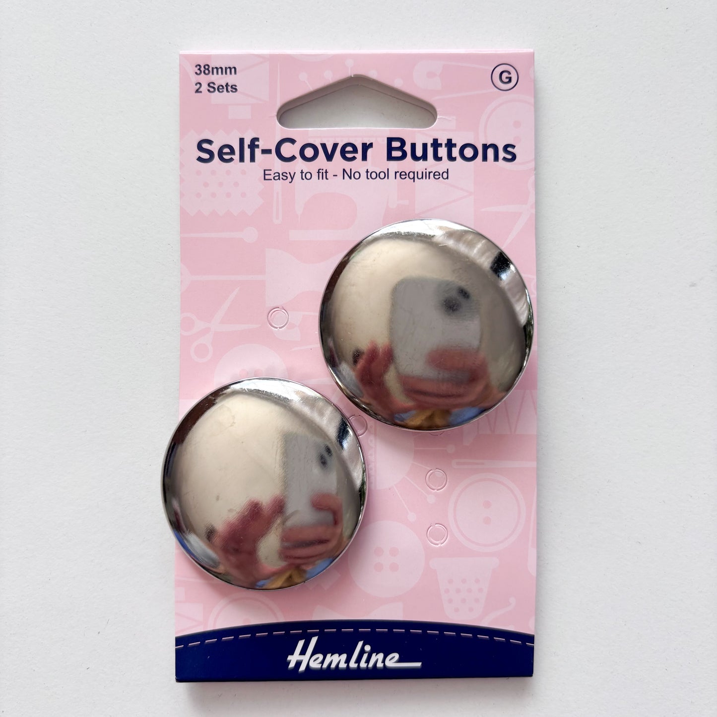 Hemline - Self Cover Buttons - Assorted Sizes