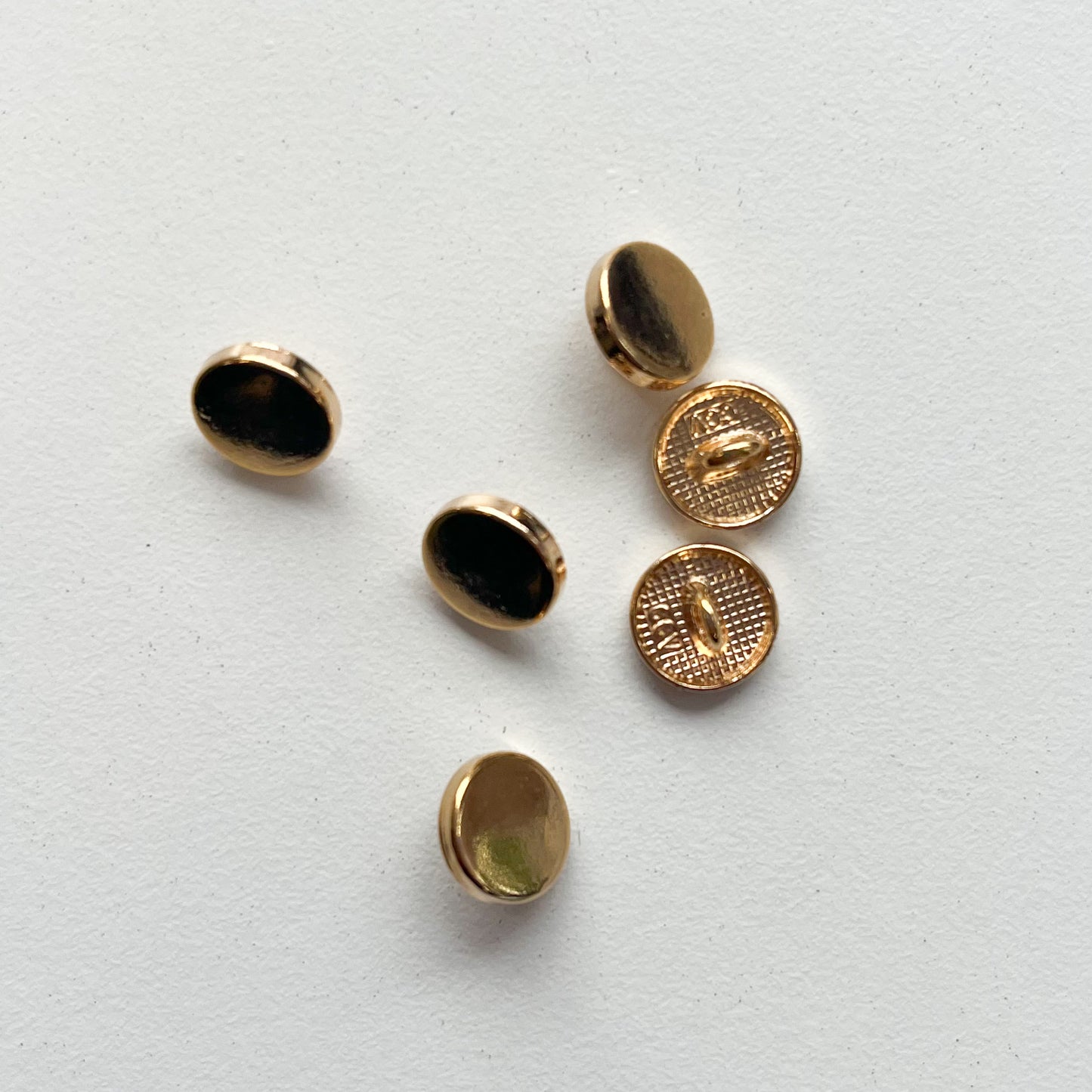 Sewing Gem - Alloy Shank Button - Multiple Colours and Sizes