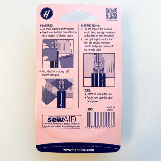 Hemline - Seam Guide Tape (Self Adhesive)