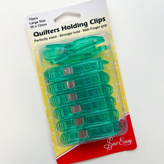 Sew Easy - Quilters Holding Clips Bulk Pack - Large