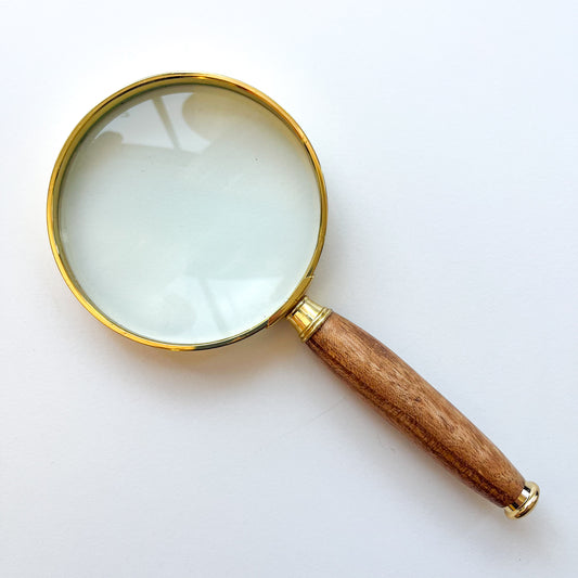 Handmade Wooden Magnifying Glass 70mm