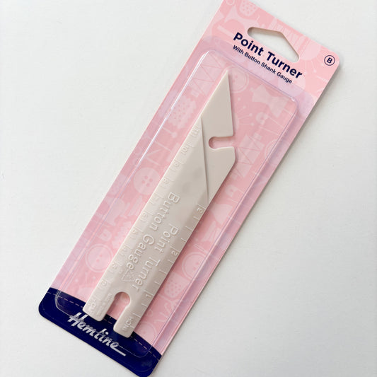Hemline - Point Turner with Button Shank Gauge