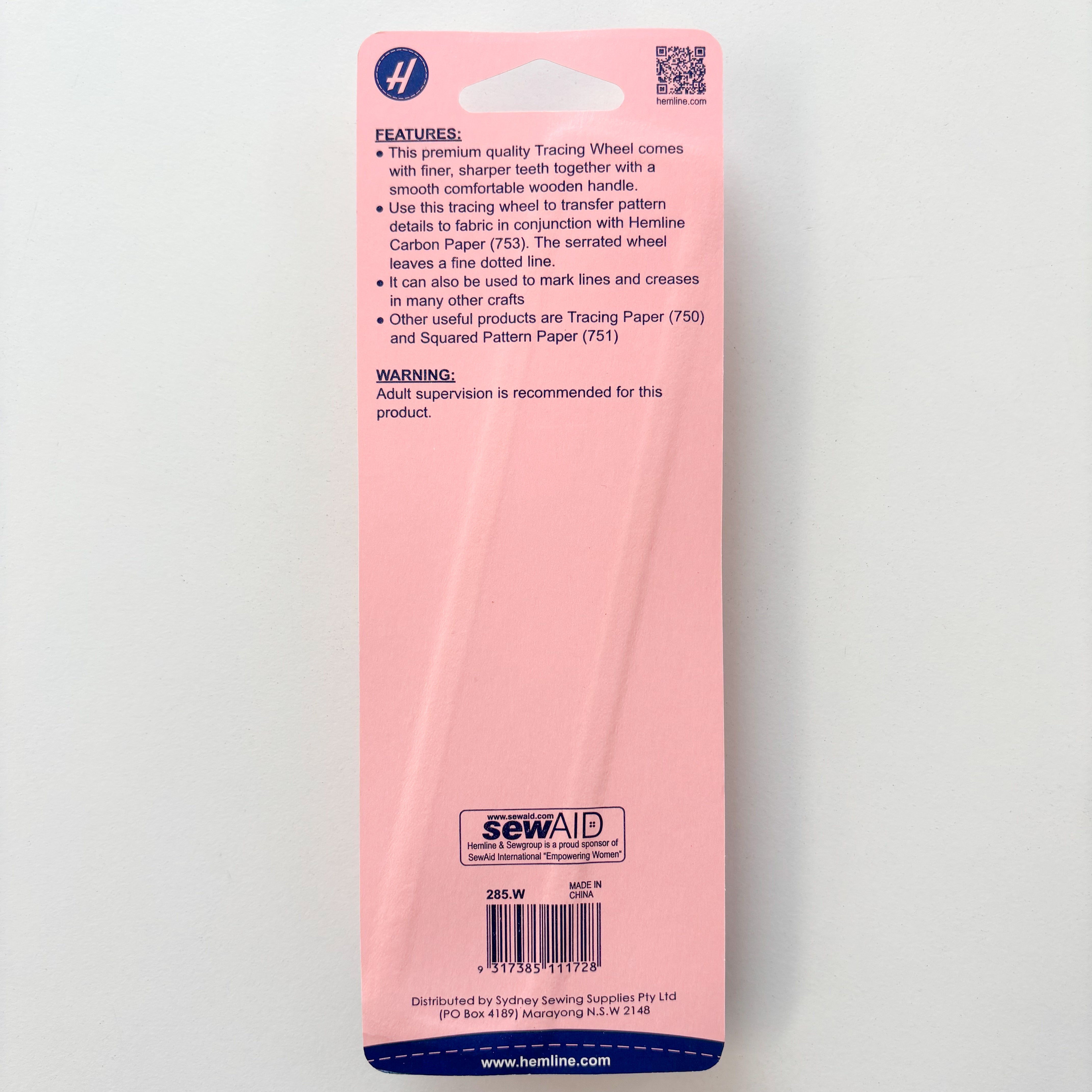Hemline - Tracing Wheel Serrated Edge