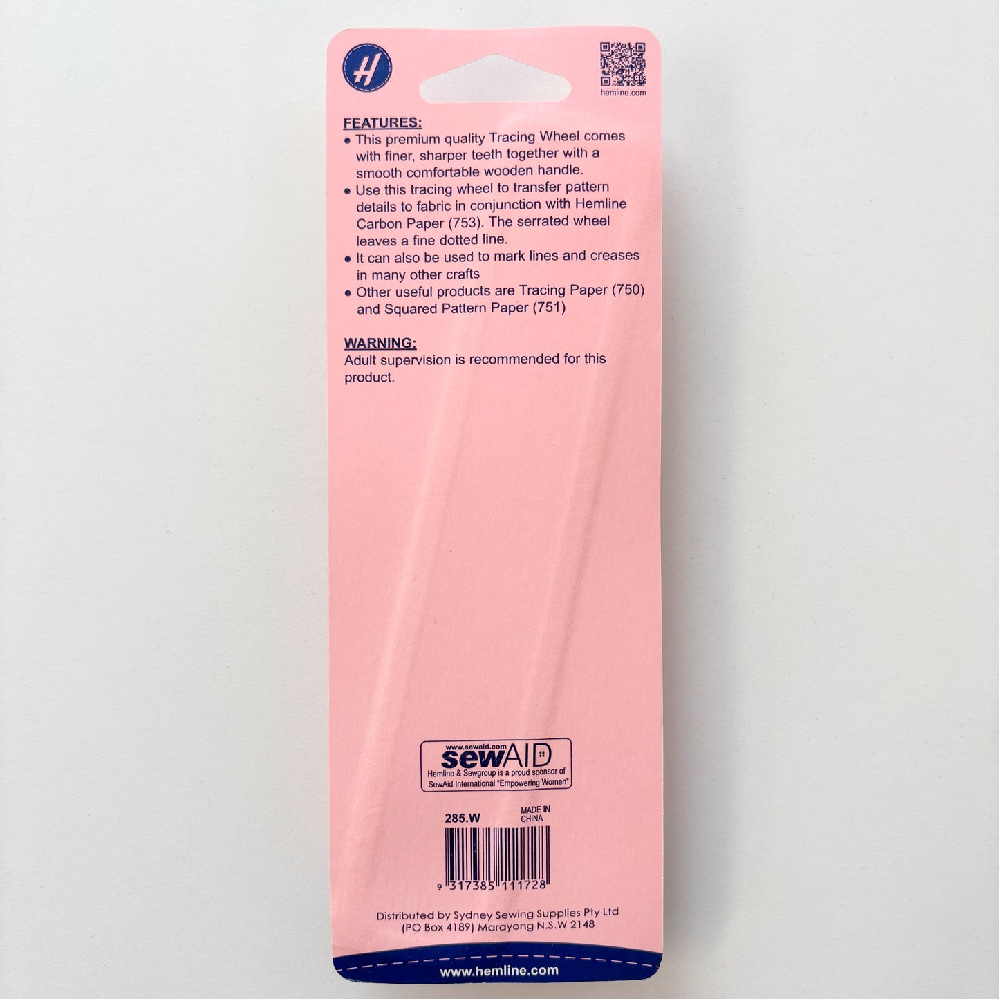 Hemline - Tracing Wheel Serrated Edge