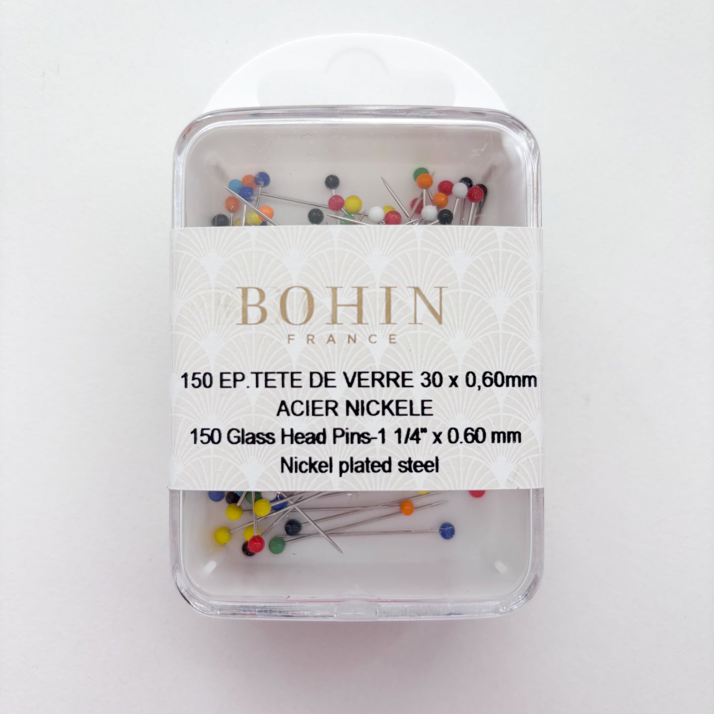 Bohin - Glass Head Pins 150pk