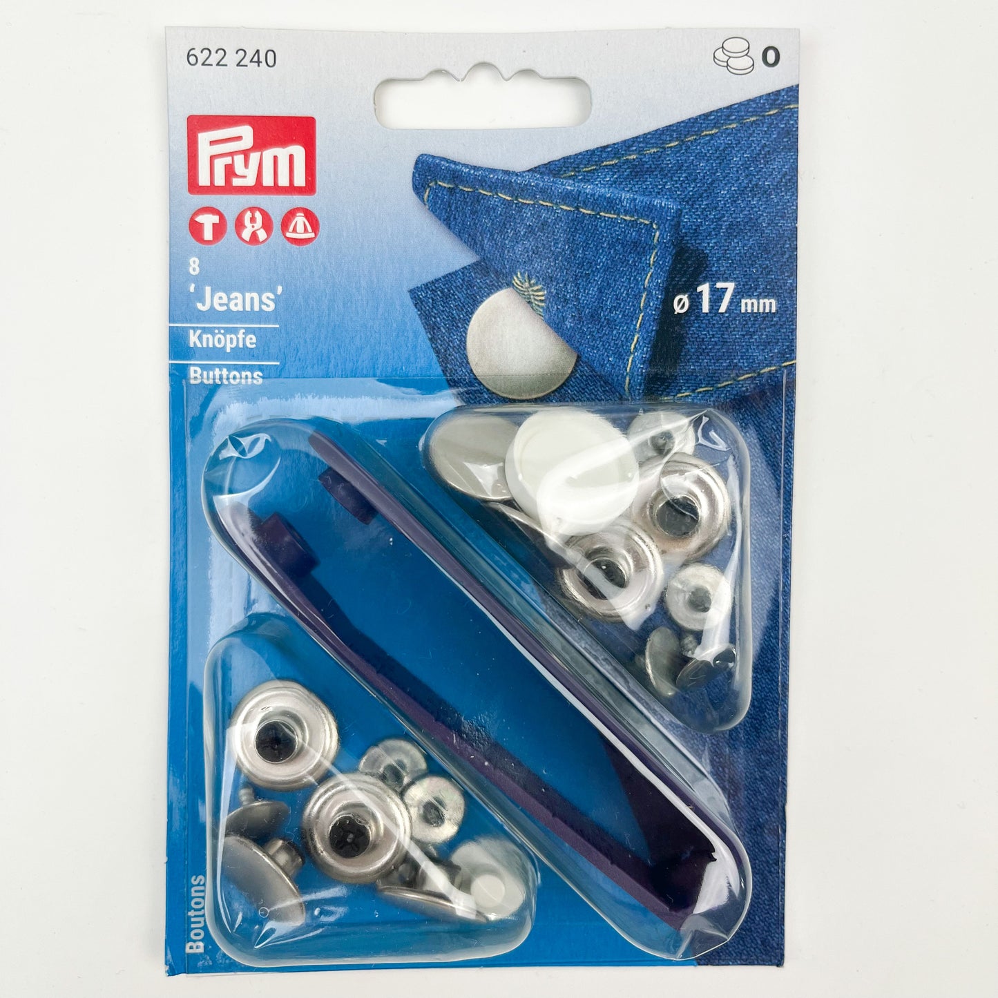 Prym Button Range Prym - Jeans Buttons – Sewing Gem