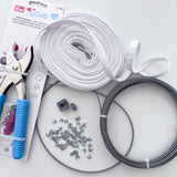 Spiral Steel Boning Kit - 6mm width - 10 metre length