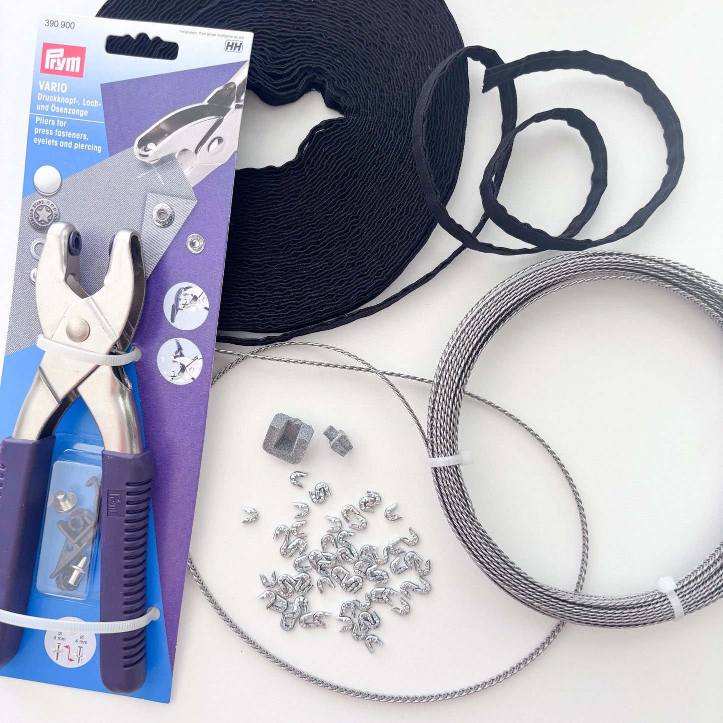 Spiral Steel Boning Kit - 6mm width - 10 metre length