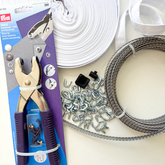 Spiral Steel Boning Kit - 10mm width - 10 metre length