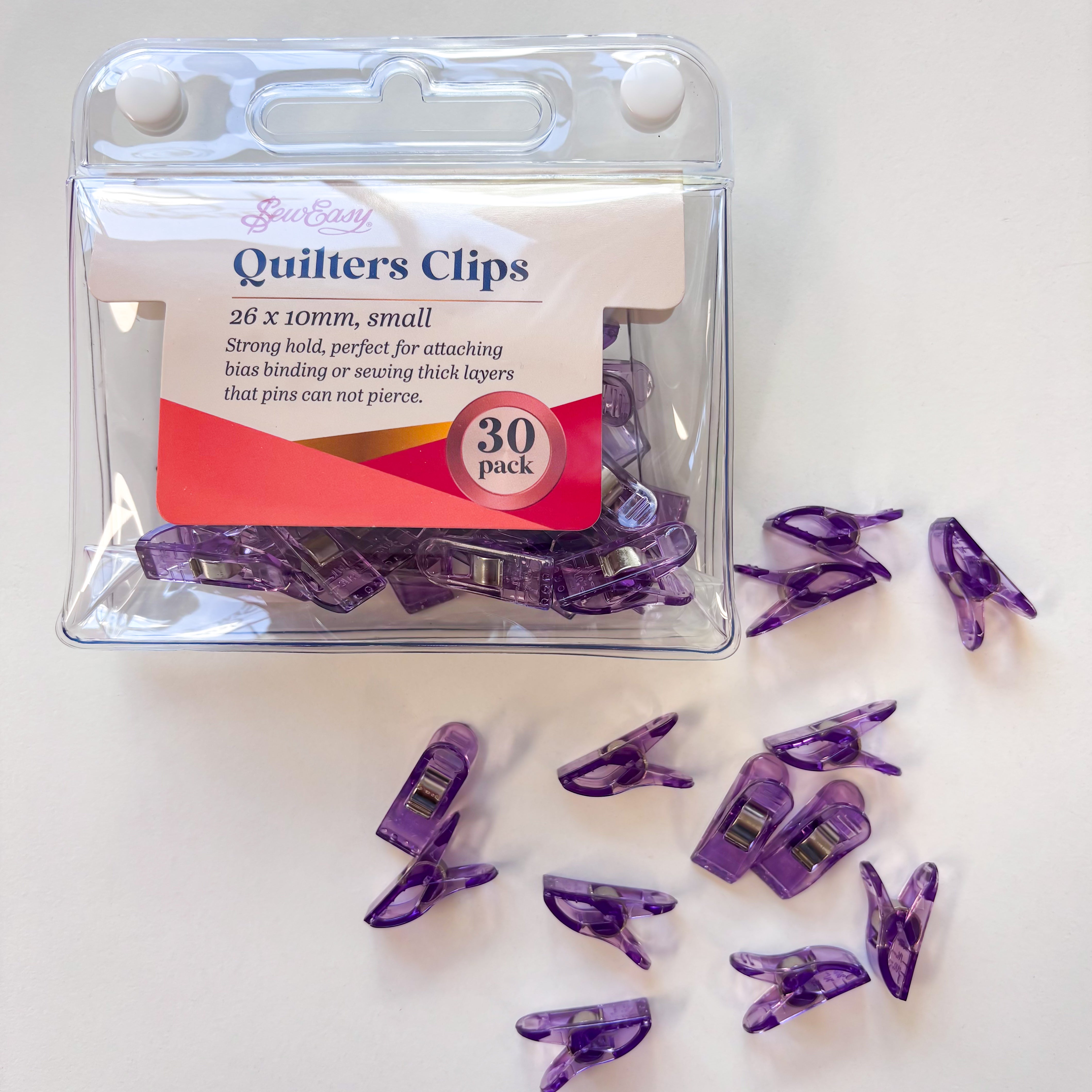 Sew Easy - Quilters Holding Clips Bulk Packs - Small Clip