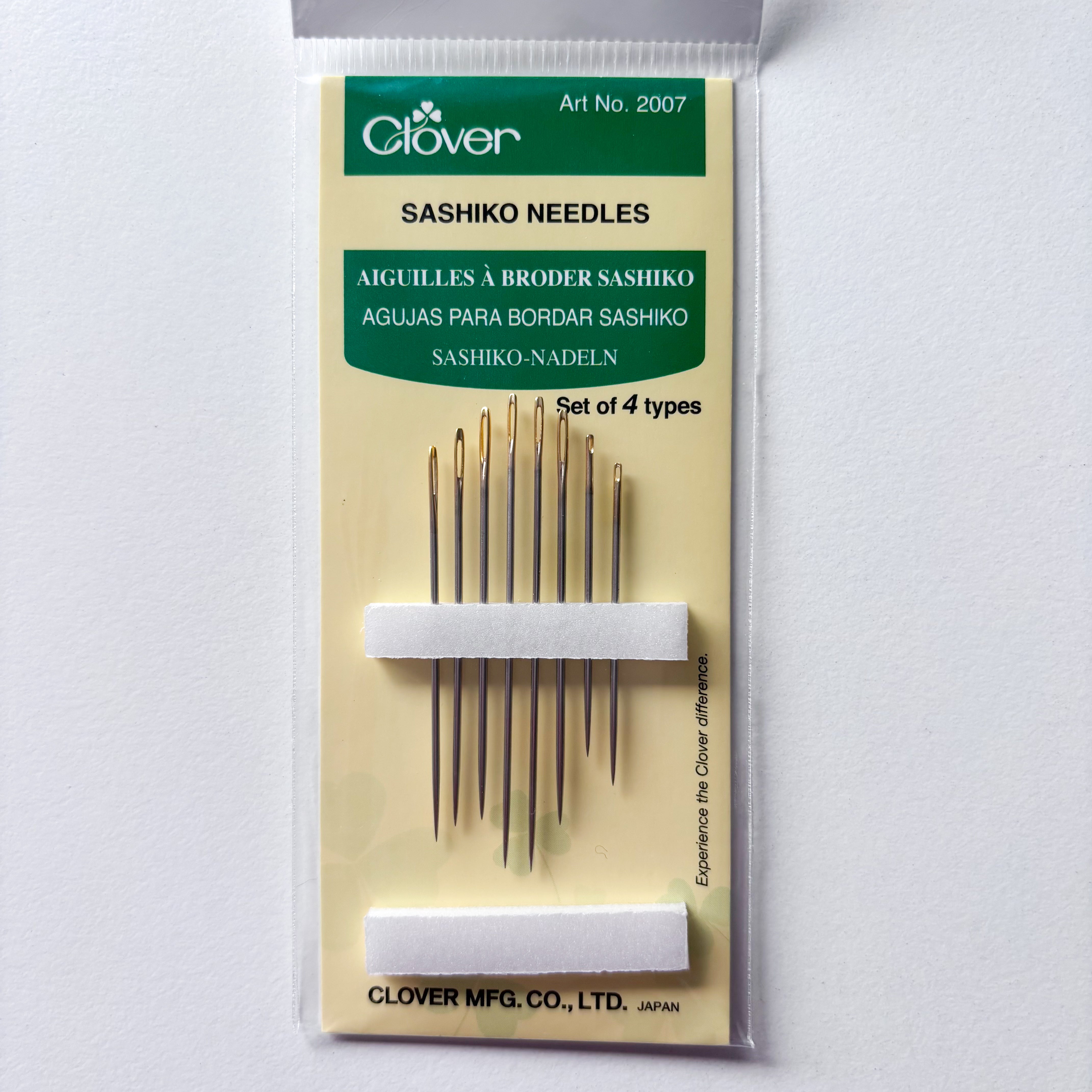 Clover - Sashiko Needles - Regular or Long packs