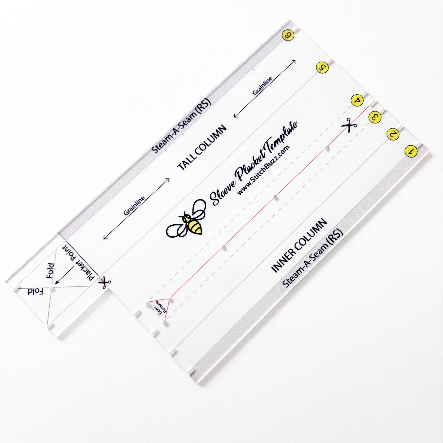 Stitch Buzz - Sleeve Placket Template