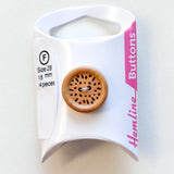 Hemline - Wooden Buttons - 18mm