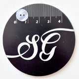 Sewing Gem - 2 Hole, 10mm White Resin Shirt Buttons