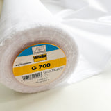 Vilene - Fusible Heavyweight Woven Interfacing - G700 - White - price per 50cm
