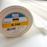Vilene - Fusible Medium-weight Woven Interfacing - G740 - Ecru - price per 50cm