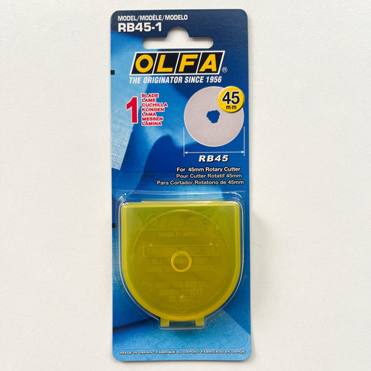 Olfa - Rotary Cutter Spare Blades - 45mm