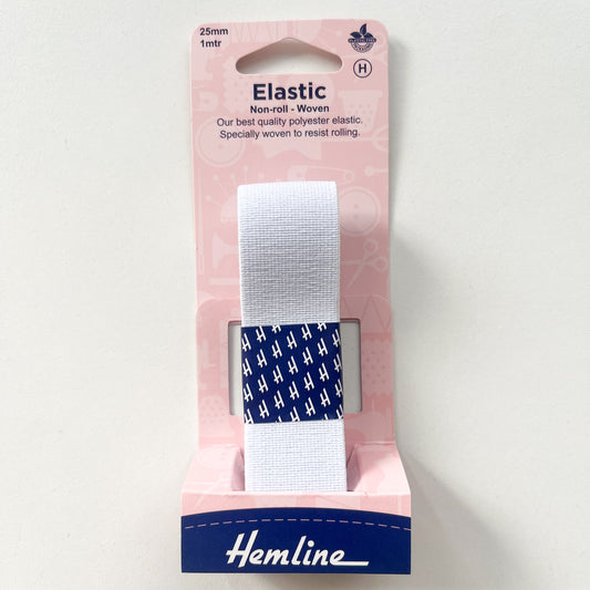 Hemline - Non-Roll Woven Elastic - 25mm
