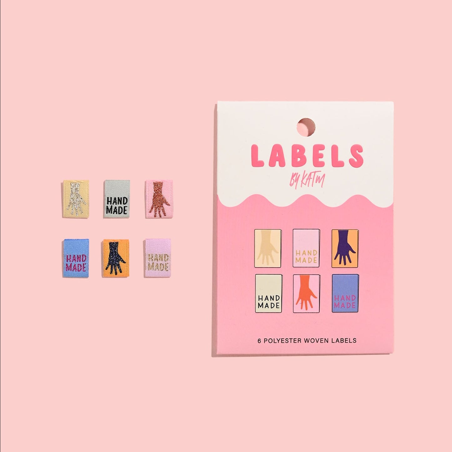 Kylie and the Machine - Woven Labels - Metallic Mini Hands