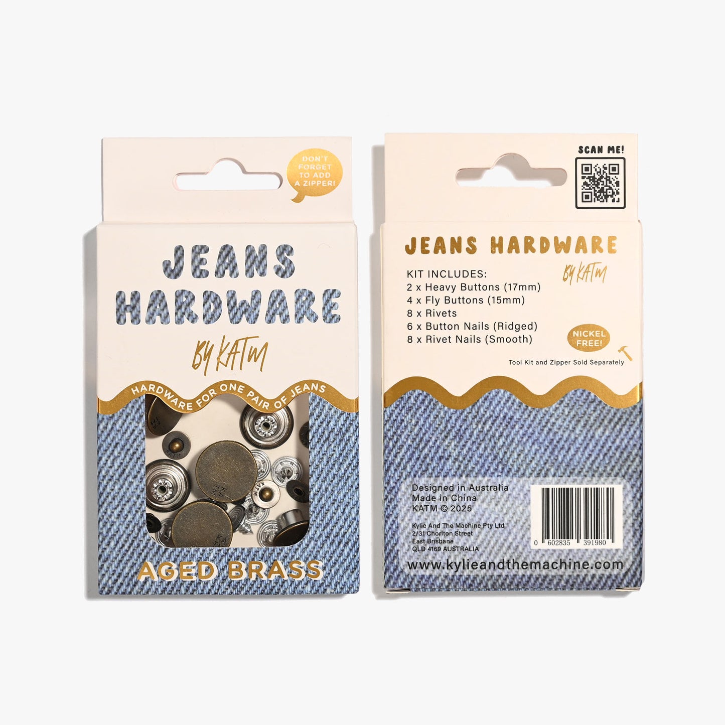Kylie and the Machine  - Jeans Hardware Kit