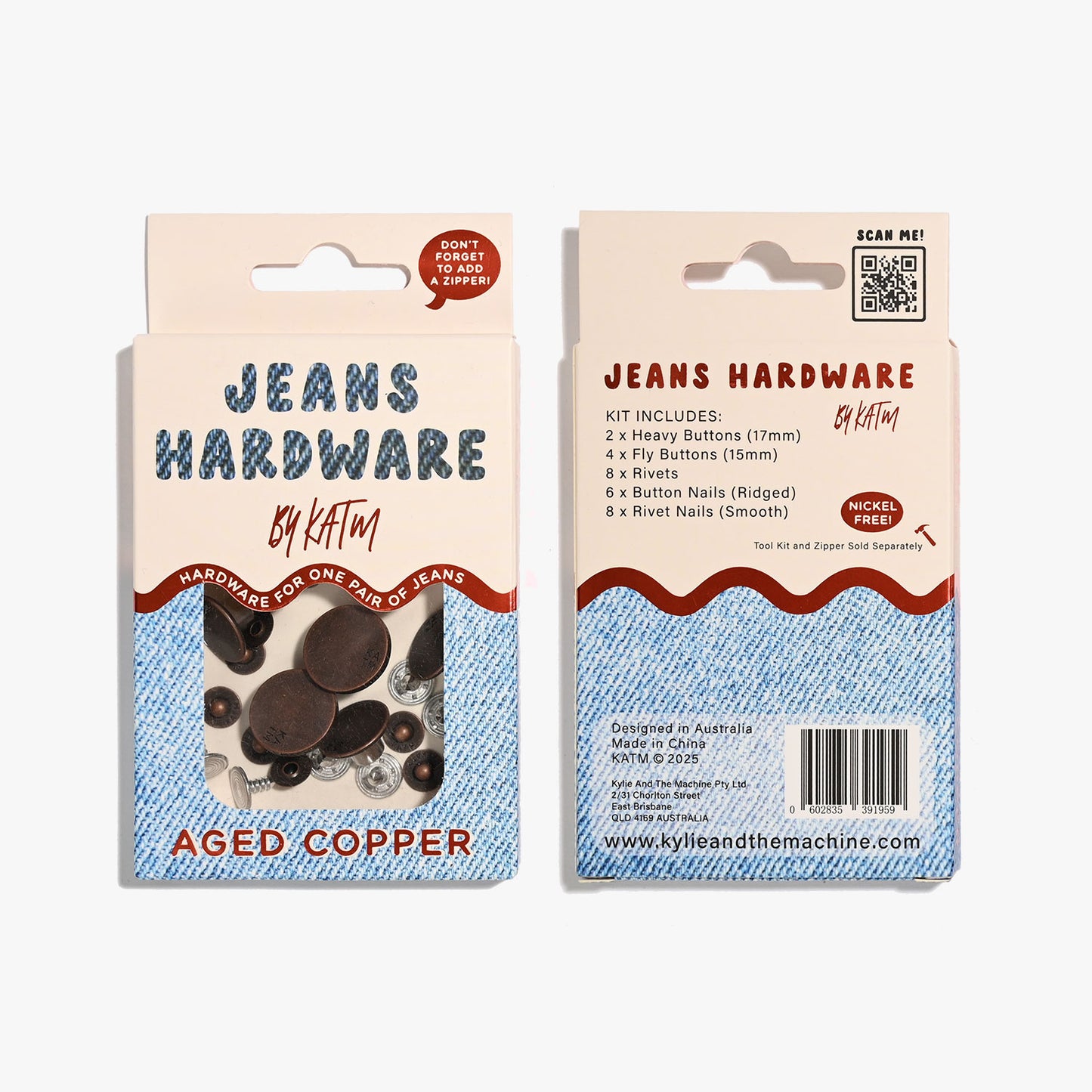 Kylie and the Machine  - Jeans Hardware Kit