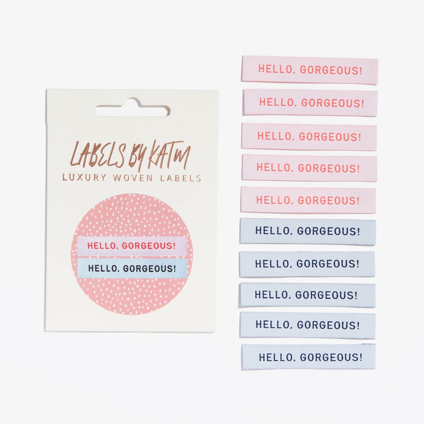 Kylie and the Machine - Woven labels - "Hello Gorgeous"