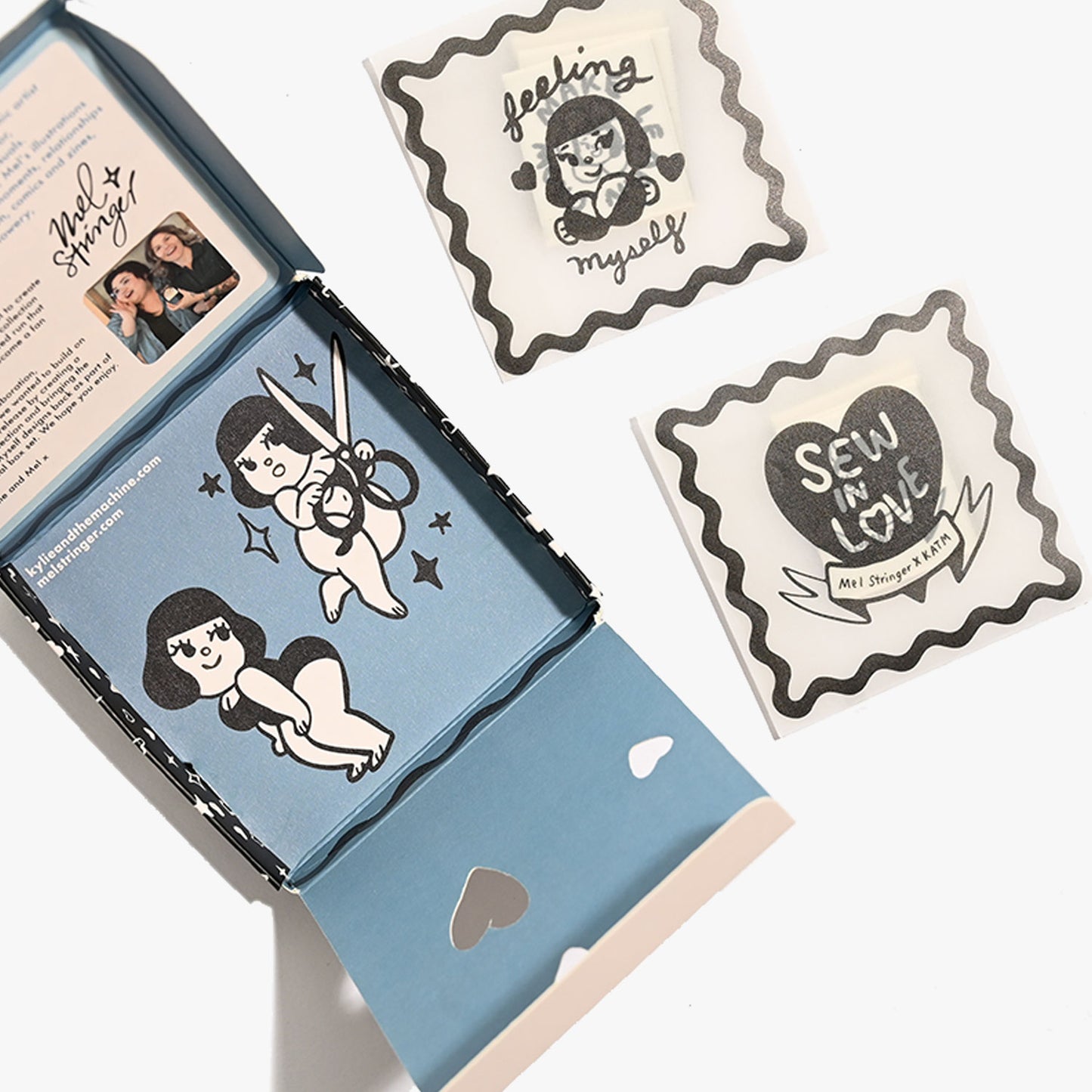 Kylie and the Machine - Woven Labels - "SEW-IN LOVE + FEELING YOURSELF" Mel Stringer x KATM