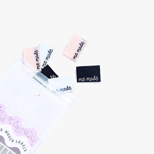 Kylie and the Machine - Woven Labels - "Me Made" Side Seam Labels