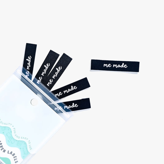 Kylie and the Machine - Woven labels - "Me Made" End Fold