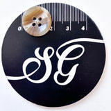 Sewing Gem - 4 Hole, Milk Coffee Resin Buttons - Multiple Sizes