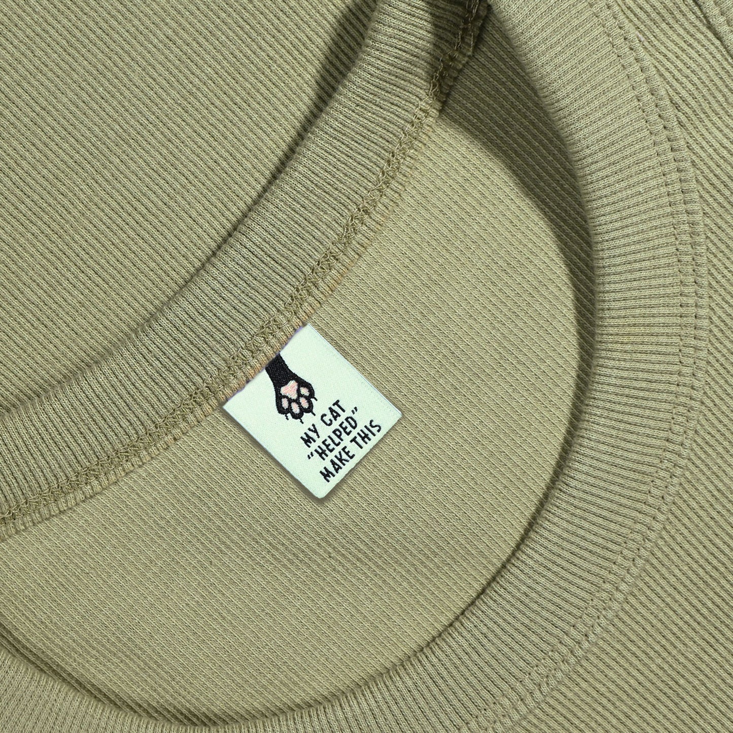Kylie and the Machine - Woven Labels - "My Cat 'Helped' Make This"
