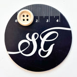 Sewing Gem - 4 Hole Natural Wooden Button - Multiple Sizes