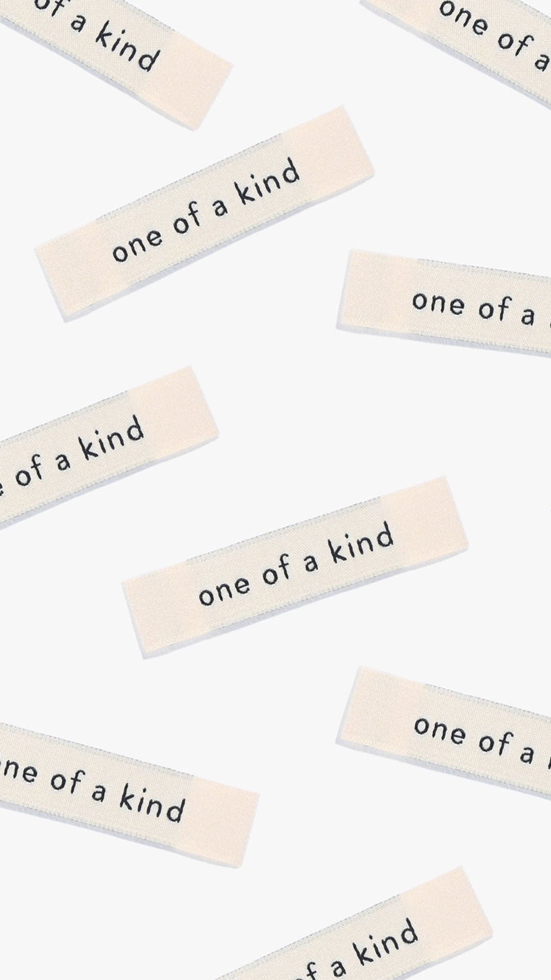 Kylie and the Machine - Woven Labels - "One Of A Kind"