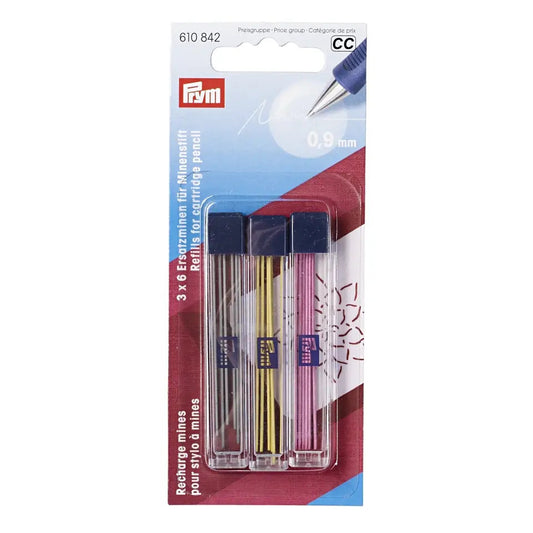 Prym - Cartridge Pencil Refills - 0.9mm