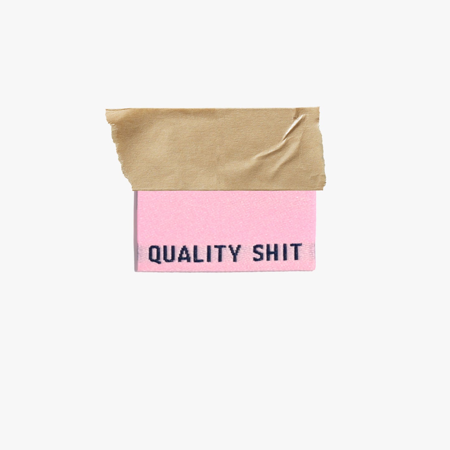 Kylie and the Machine - Woven Labels - "Quality Sh*t" (Pastel)