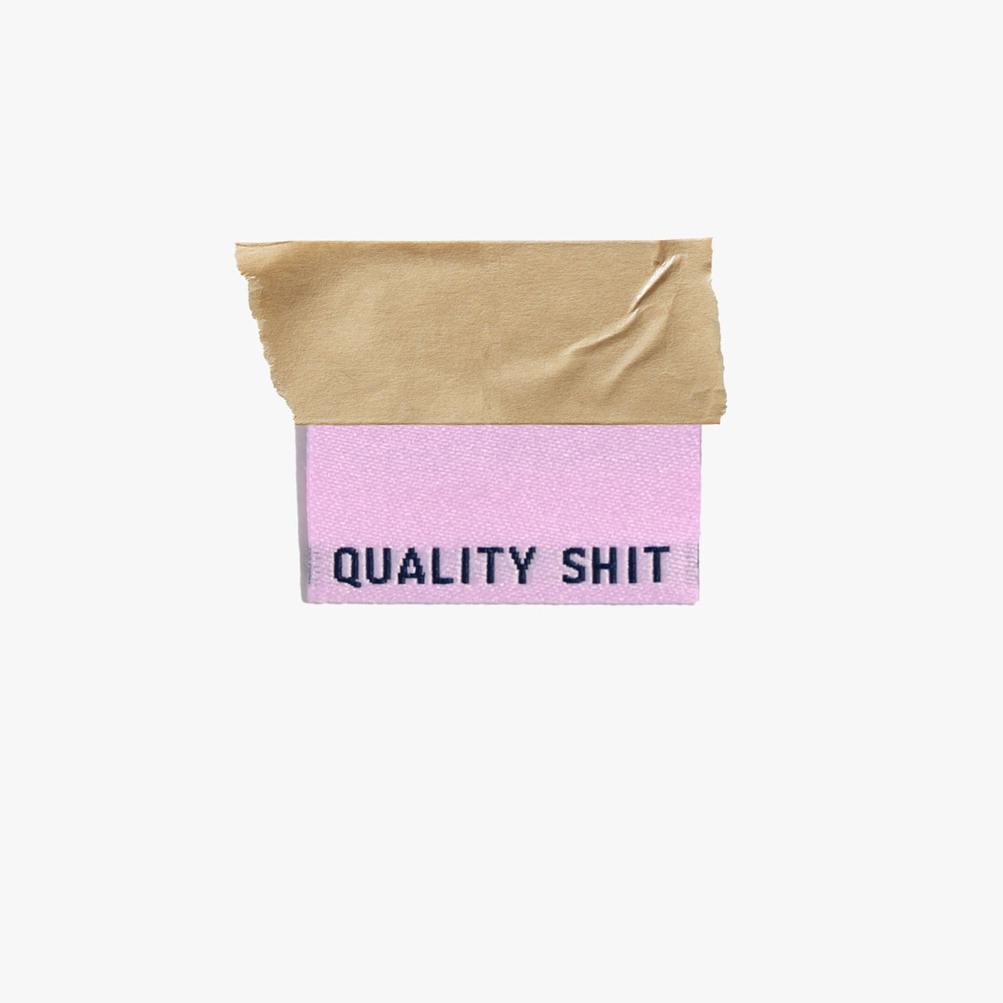 Kylie and the Machine - Woven Labels - "Quality Sh*t" (Pastel)