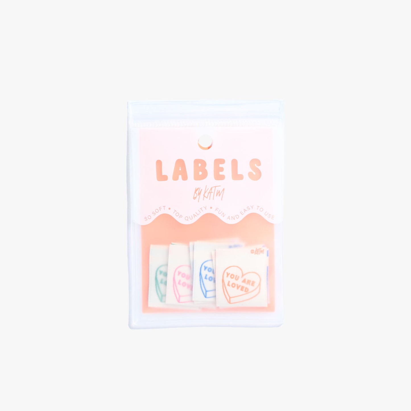 Kylie and the Machine - Woven labels - "You Are Loved" Candies